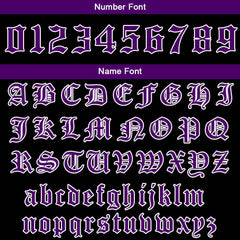 Benutzerdefinierter Lila Schwarz Hoodie für Mann, Frau, Mädchen, Junge. Drucken Sie Ihr Logo, Ihren Namen und Ihre Nummer