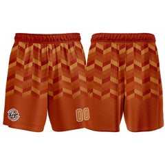 Benutzerdefinierter Verbrennt Orange Basketball Jersey Uniform Anzug gedruckt Ihr Logo Name Nummer