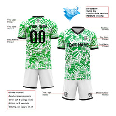 Benutzerdefinierte Fußballuniform Jersey Kinder Erwachsene Personalisiertes Set Jersey Shirt