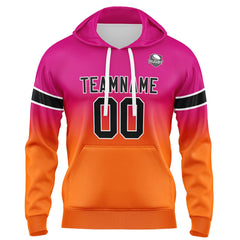 Benutzerdefinierter Verlauf Sweatshirt-Hoodie für Mann, Frau, Mädchen, Junge. Drucken Sie Ihr Logo, Ihren Namen und Ihre Nummer