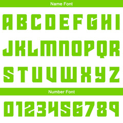 Benutzerdefinierter Neongrün Basketball Jersey Uniform Anzug gedruckt Ihr Logo Name Nummer