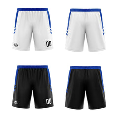 Benutzerdefinierte Weiß Blau Reversible Basketball Jersey Personalisierte Print Name Nummer Logo