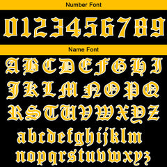 Benutzerdefinierter Gelb Schwarz Hoodie für Mann, Frau, Mädchen, Junge. Drucken Sie Ihr Logo, Ihren Namen und Ihre Nummer