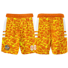 Benutzerdefinierter Orange Basketball Jersey Uniform Anzug gedruckt Ihr Logo Name Nummer