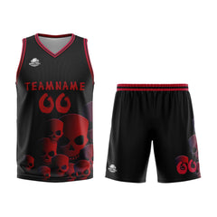 Benutzerdefinierter Schwarz Basketball Jersey Uniform Anzug gedruckt Ihr Logo Name Nummer