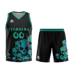 Benutzerdefinierter Grün Basketball Jersey Uniform Anzug gedruckt Ihr Logo Name Nummer