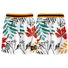 Benutzerdefinierter Weiß Orange Basketball Jersey Uniform Anzug gedruckt Ihr Logo Name Nummer