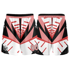 Benutzerdefinierter Weiß Schwarz Hellrot Basketball Jersey Uniform Anzug gedruckt Ihr Logo Name Nummer