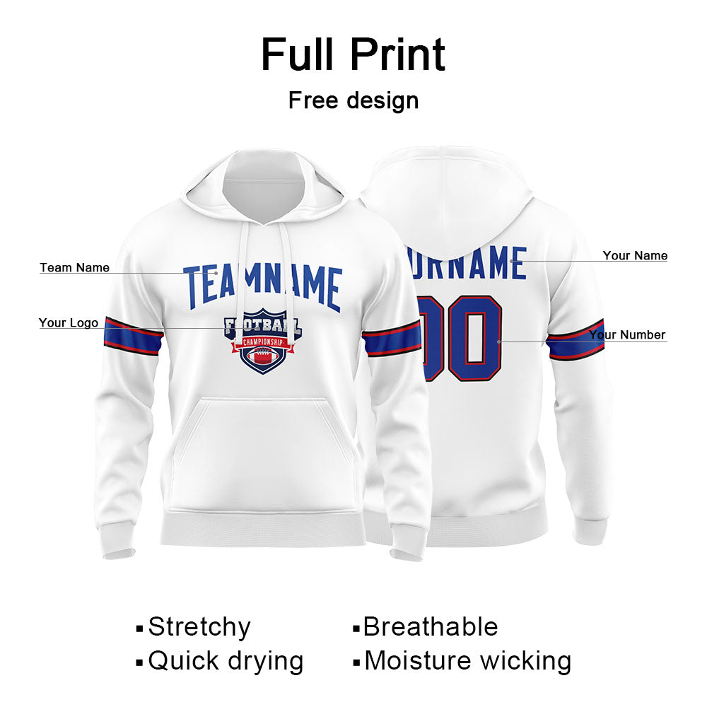 Benutzerdefinierter Sweatshirt-Hoodie für Mann, Frau, Mädchen, Junge. Drucken Sie Ihr Logo, Ihren Namen und Ihre Nummer