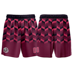 Benutzerdefinierter Pflaume Rot Basketball Jersey Uniform Anzug gedruckt Ihr Logo Name Nummer