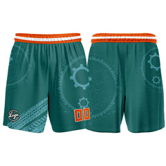 Benutzerdefinierter Kiefer Grün Basketball Jersey Uniform Anzug gedruckt Ihr Logo Name Nummer