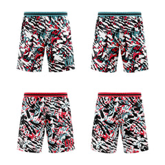 Benutzerdefinierte Schwarz Rot Reversible Basketball Jersey Personalisierte Print Name Nummer Logo