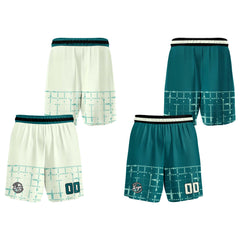 Benutzerdefinierte Hellgrün Reversible Basketball Jersey Personalisierte Print Name Nummer Logo