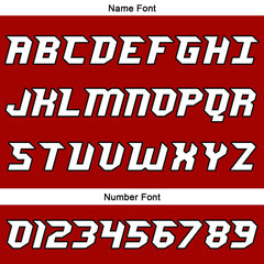 Benutzerdefinierter Rot Basketball Jersey Uniform Anzug gedruckt Ihr Logo Name Nummer