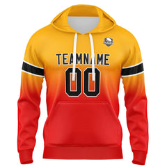 Benutzerdefinierter Verlauf Sweatshirt-Hoodie für Mann, Frau, Mädchen, Junge. Drucken Sie Ihr Logo, Ihren Namen und Ihre Nummer