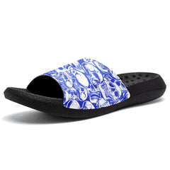 Kundenspezifische Basketball Hausschuhe mit zusätzlichen Mustern, Name Nummer Logo