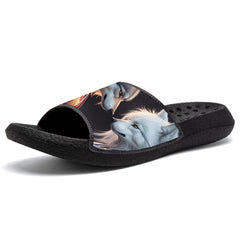 Kundenspezifische Basketball Hausschuhe mit zusätzlichen Mustern, Name Nummer Logo