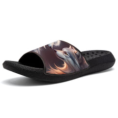 Kundenspezifische Basketball Hausschuhe mit zusätzlichen Mustern, Name Nummer Logo