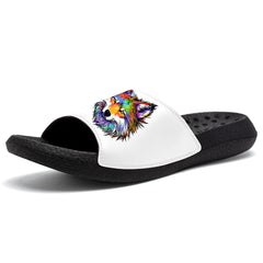 Kundenspezifische Basketball Hausschuhe mit zusätzlichen Mustern, Name Nummer Logo