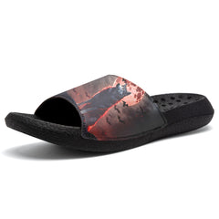 Kundenspezifische Basketball Hausschuhe mit zusätzlichen Mustern, Name Nummer Logo