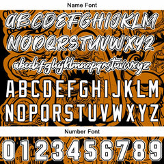 Benutzerdefinierte Baseball Jersey Personalisierte Baseball Shirt genäht und Druck Monster-Orange