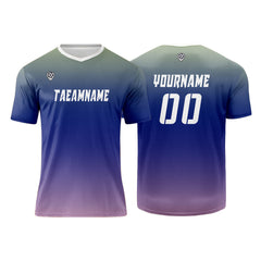 Benutzerdefinierte Gelb Blau Rosa Trikots für Männer Frauen Personalisierte Fußball Uniformen für Erwachsene und Kind