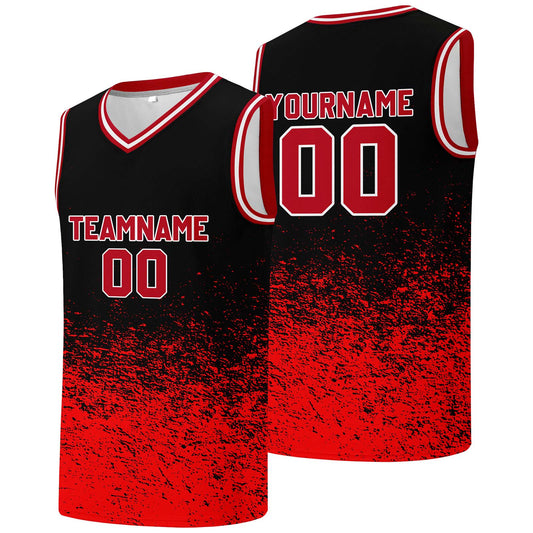 Individuelle Basketball-Jersey für Männer und Frauen. Gestickter und gedruckter Name, Nummer und Logo