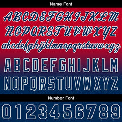 Benutzerdefinierter Verlauf Hoodie für Mann, Frau, Mädchen, Junge. Drucken Sie Ihr Logo, Ihren Namen und Ihre Nummer Rot Marine