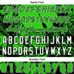 Benutzerdefinierte Baseball Jersey Personalisierte Baseball Shirt genäht und Druck Grün