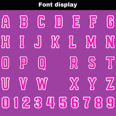 Benutzerdefinierte Weiß Rosa Reversibel Fußball Trikot Personalisierte Gradient Fußball Shirts für Männer gedruckt Team Name Nummer Logo