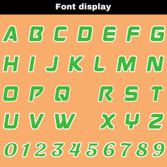 Benutzerdefinierte Orange Grün Reversibel Fußball Trikot Personalisierte Gradient Fußball Shirts für Männer gedruckt Team Name Nummer Logo