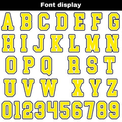 Benutzerdefinierter Weiß Schwarz Gelb Basketball Jersey Uniform Anzug gedruckt Ihr Logo Name Nummer