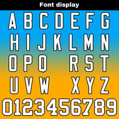 Benutzerdefinierte Hellblau Orange Reversibel Genäht Fußball Trikot Personalisierte Gradient Fußball Shirts für Männer gedruckt Team Name Nummer Logo