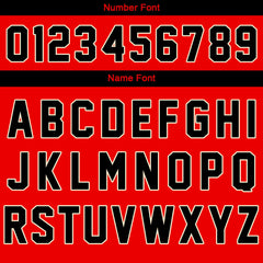 Benutzerdefinierte Verlauf Varsity-Jacke. Letterman-Jacke Rot Creme