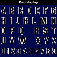 Benutzerdefinierte Blau Weiß Reversibel Fußball Trikot Personalisierte Gradient Fußball Shirts für Männer gedruckt Team Name Nummer Logo