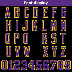 Benutzerdefinierte Schwarz Lila Gelb Reversibel Genäht Fußball Trikot Personalisierte Fußball Shirts für Männer gedruckt Team Name Nummer Logo