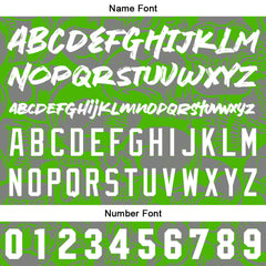 Benutzerdefinierte Baseball Jersey Personalisierte Baseball Shirt genäht und Druck Grün&Grau