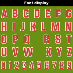 Benutzerdefinierte Grün Rot Reversibel Fußball Trikot Personalisierte Gradient Fußball Shirts für Männer gedruckt Team Name Nummer Logo