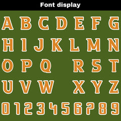 Benutzerdefinierte Grün Orange Reversibel Fußball Trikot Personalisierte Gradient Fußball Shirts für Männer gedruckt Team Name Nummer Logo