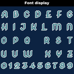 Benutzerdefinierte Blau Grün Reversibel Fußball Trikot Personalisierte Gradient Fußball Shirts für Männer gedruckt Team Name Nummer Logo