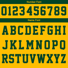 Benutzerdefiniert Grün Gelb Hoodie Personalisiert Männer Pullover Hoodie Gedruckt Team Name Number Logo für Frauen