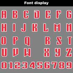 Benutzerdefinierte Rot Grau Reversibel Fußball Trikot Personalisierte Gradient Fußball Shirts für Männer gedruckt Team Name Nummer Logo