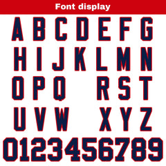 Benutzerdefinierte Weiß Rot Marine Reversibel Genäht Fußball Trikot Personalisierte Fußball Shirts für Männer gedruckt Team Name Nummer Logo