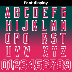 Benutzerdefinierter Verlauf Sweatshirt-Hoodie für Mann, Frau, Mädchen, Junge. Drucken Sie Ihr Logo, Ihren Namen und Ihre Nummer 