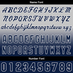 Benutzerdefinierter Verlauf Hoodie für Mann, Frau, Mädchen, Junge. Drucken Sie Ihr Logo, Ihren Namen und Ihre Nummer Grau Marine