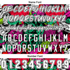 Benutzerdefinierte Baseball Jersey Personalisierte Baseball Shirt genäht und Druck Rot&Grün