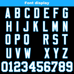 Benutzerdefinierte Schwarz Weiß Blau Reversibel Genäht Fußball Trikot Personalisierte Fußball Shirts für Männer gedruckt Team Name Nummer Logo