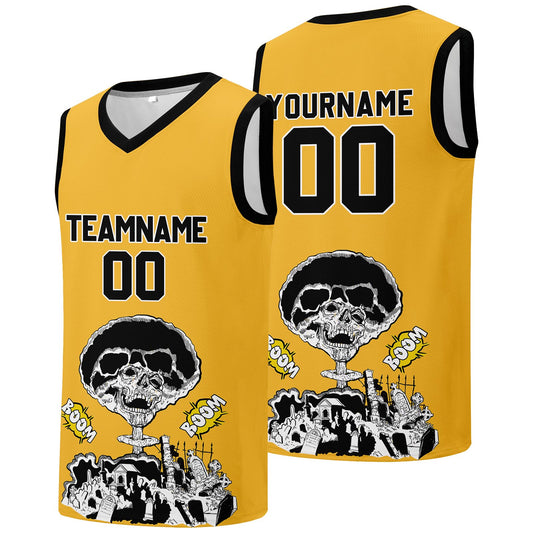 Individuelle Basketball-Jersey für Männer und Frauen. Gestickter und gedruckter Name, Nummer und Logo
