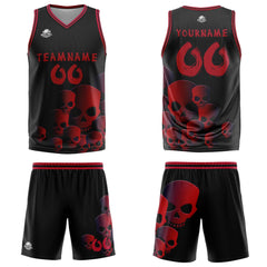 Benutzerdefinierter Schwarz Basketball Jersey Uniform Anzug gedruckt Ihr Logo Name Nummer