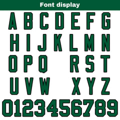 Benutzerdefinierte Weiß Grün Reversibel Genäht Fußball Trikot Personalisierte Fußball Shirts für Männer gedruckt Team Name Nummer Logo